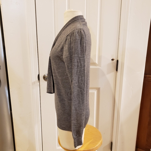 Dalkeith made in England 100% Pure Virgin wool V Neck Sweater w/ Tie Det… - Picture 3 of 10